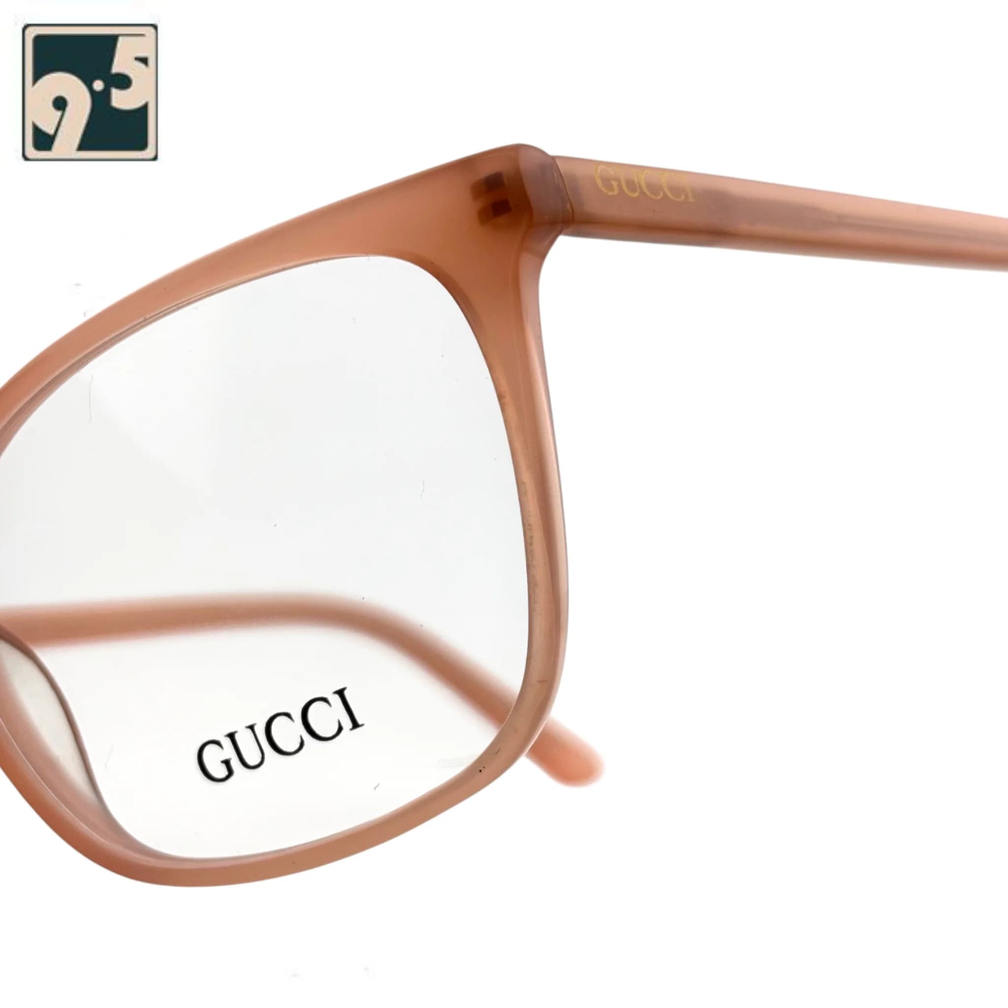 عینک طبی رنگ بژ گوچی GUCCI — تصویر ۴