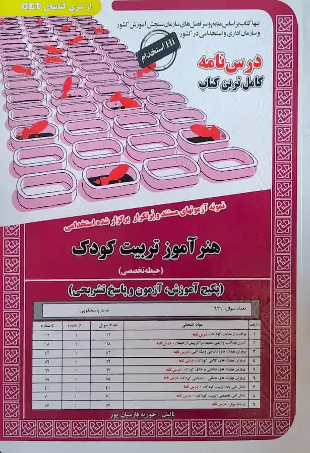 کتاب استخدامی هنرآموز تربیت کودک حیطه تخصصی (درسنامه و تست)