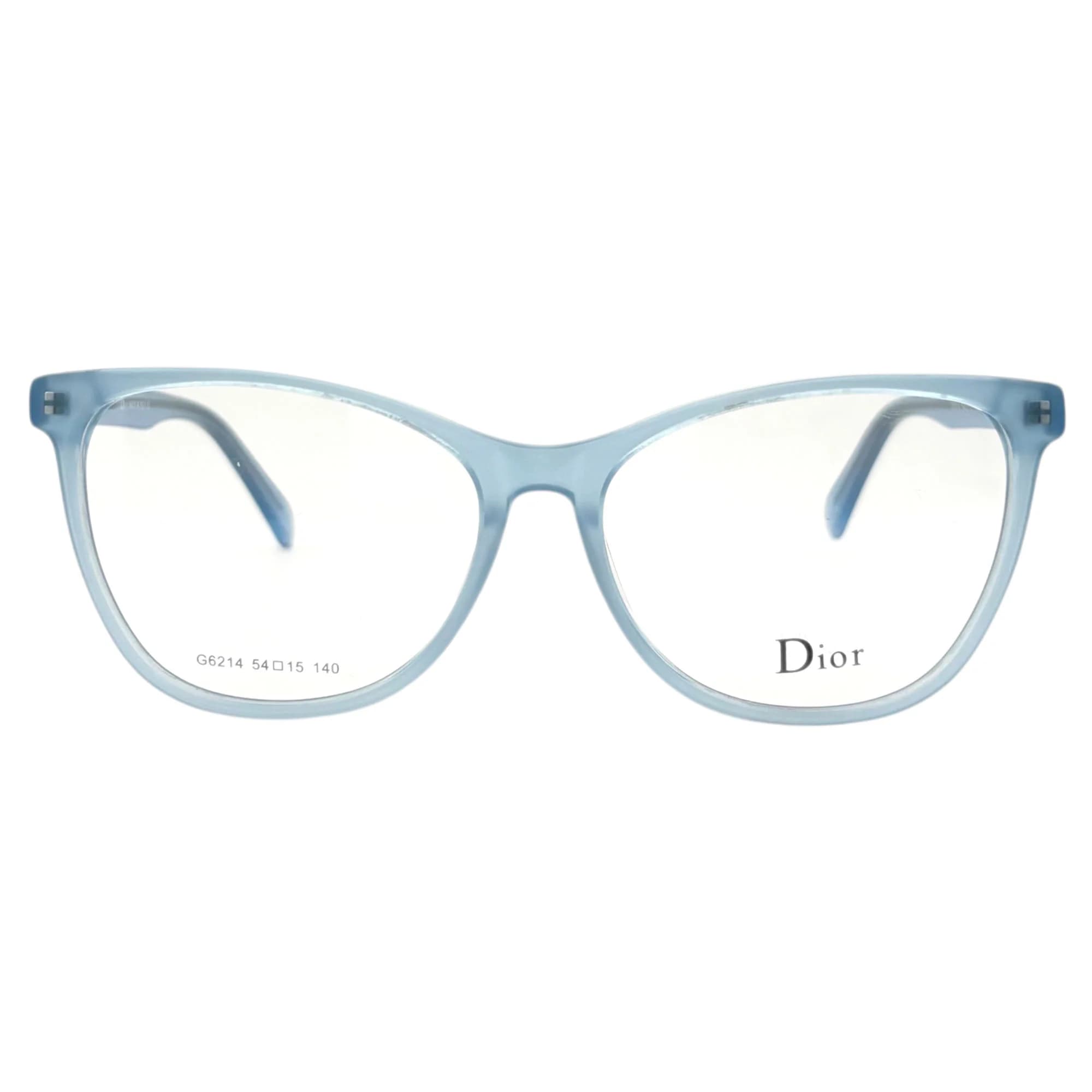 عینک زنانه گربه ای دیور آبی Dior