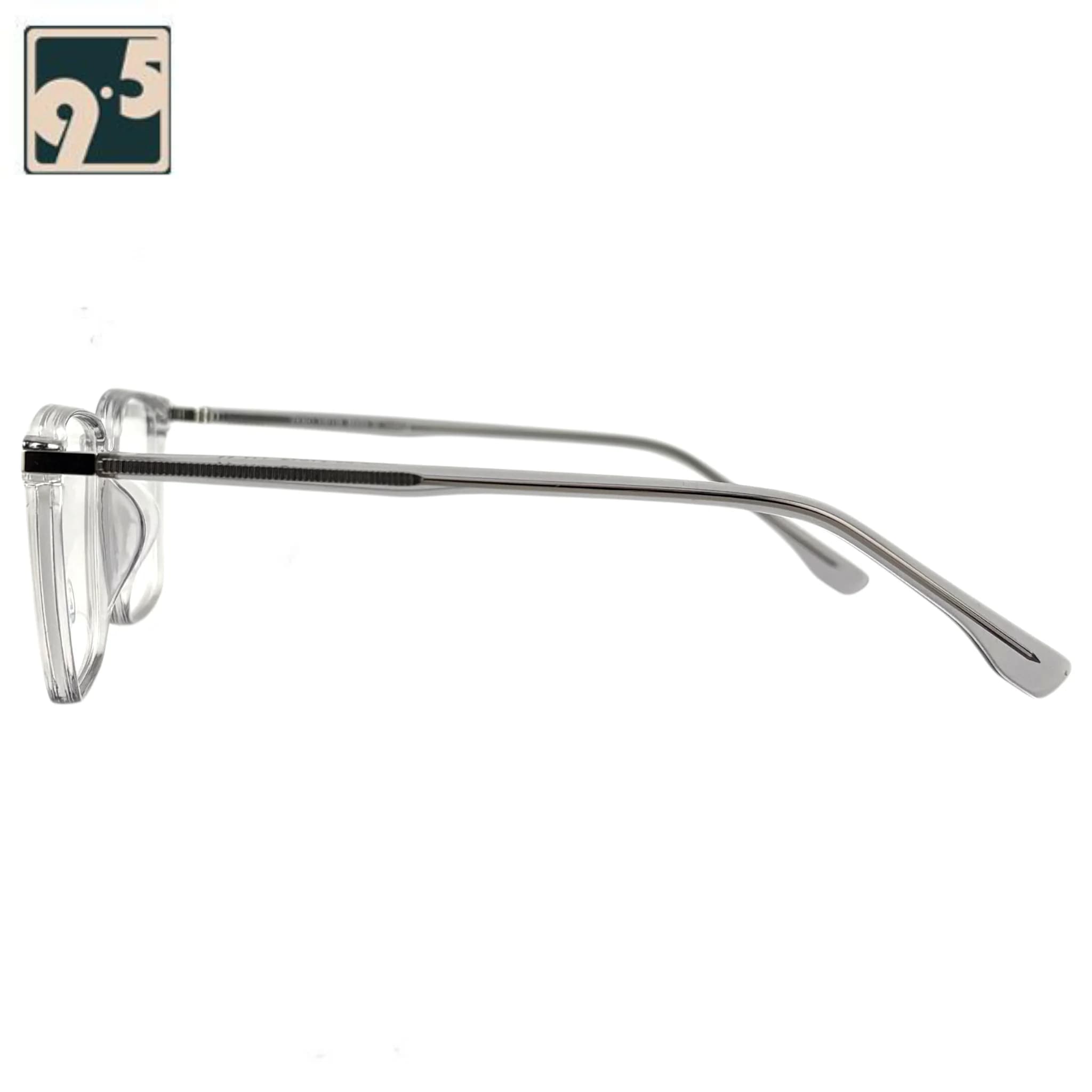 عینک طبی مستطیل شفاف زنو Zeno 8309 — تصویر ۳