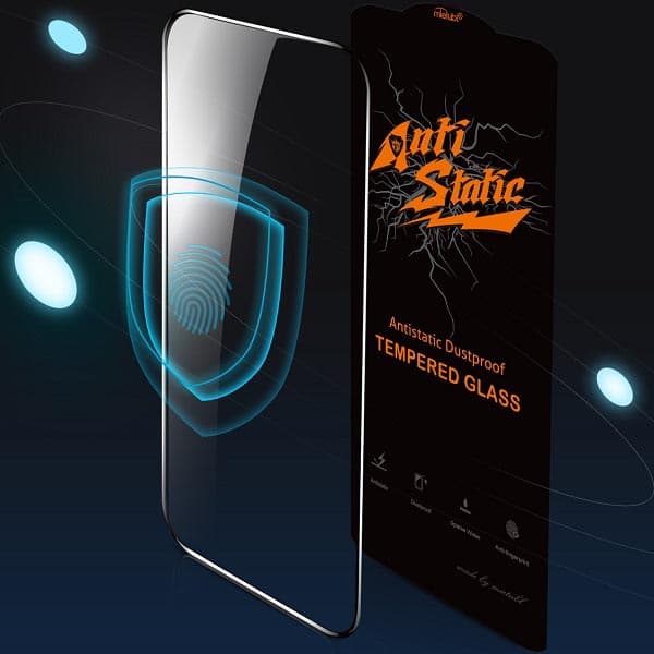 گلس فول چسب گوشی اپل ایفون 17 مدل Anti Static — تصویر ۴