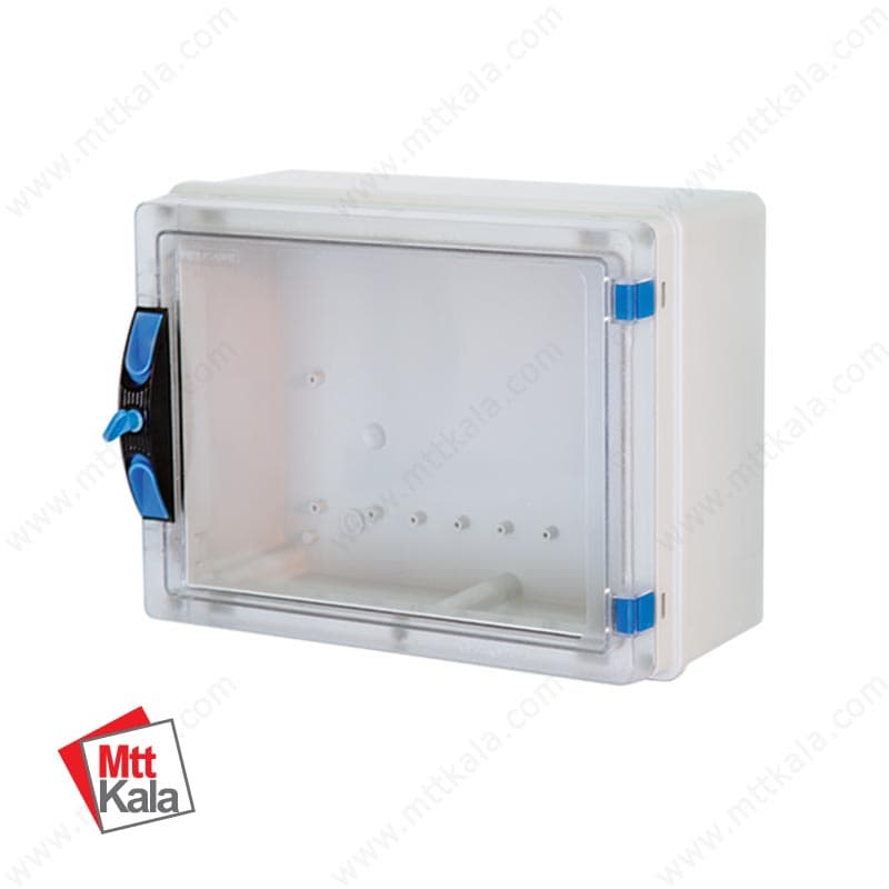 تابلو برق پلاستیکی 40×30 درب شفاف پارسا مدل T27371 | بدنه ABS با استاندارد IP66