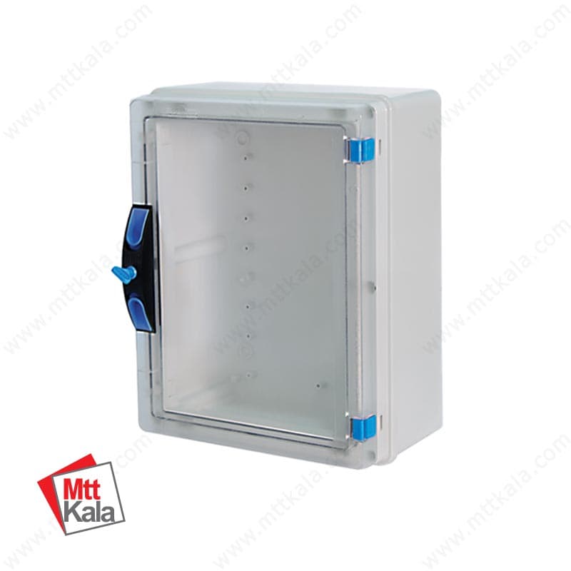 تابلو برق پلاستیکی 30×40 درب شفاف پارسا مدل T37271 با درجه حفاظت IP66