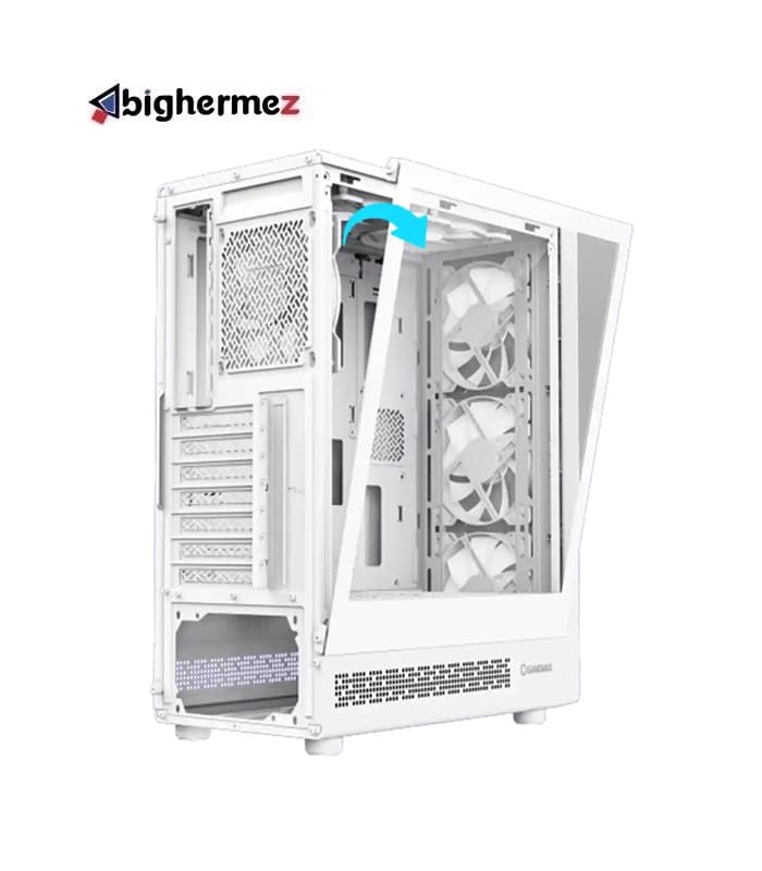 کیس گیمینگ گیم مکس مدل Storm 2 White — تصویر ۲