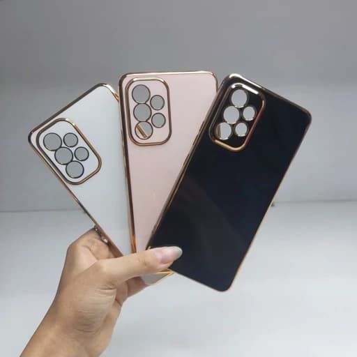 گارد A53 ژله ای طرح مای کیس (My Case) مناسب سامسونگ A53 رنگ صورتی