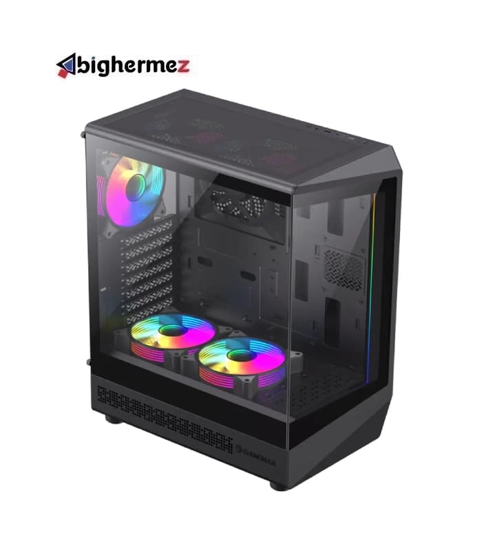 کیس گیمینگ گیم مکس مدل Vista COC Black — تصویر ۳