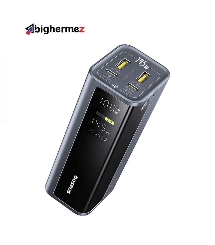 پاوربانک بیسوس مدل EnerGeek GP12 ظرفیت 20800mAh و توان 145W – خاکستری فضایی