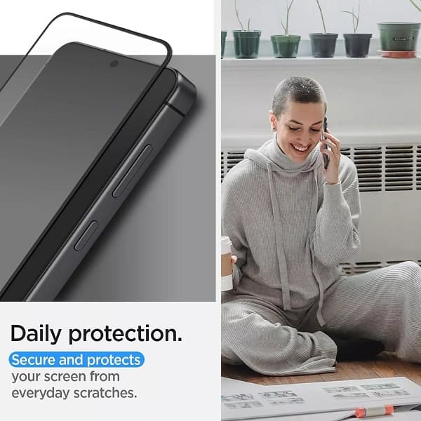 Full Glass Screen Protector For Samsung Galaxy S25 FE — تصویر ۲