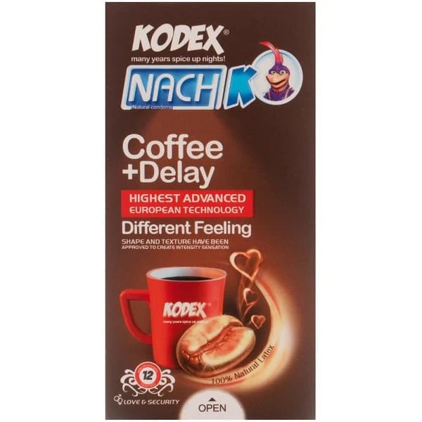 کاندوم کدکس مدل Coffee Delay بسته 12 عددی — تصویر ۳
