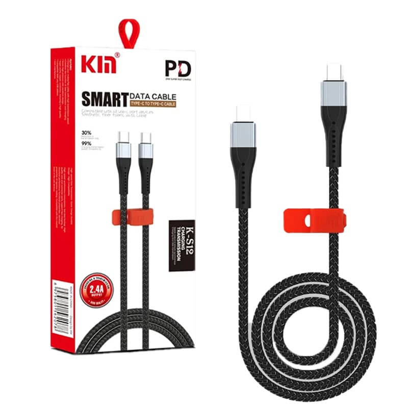 کابل شارژ و دیتا دو سر Type-C سوپرفست کنفی KM K-S12