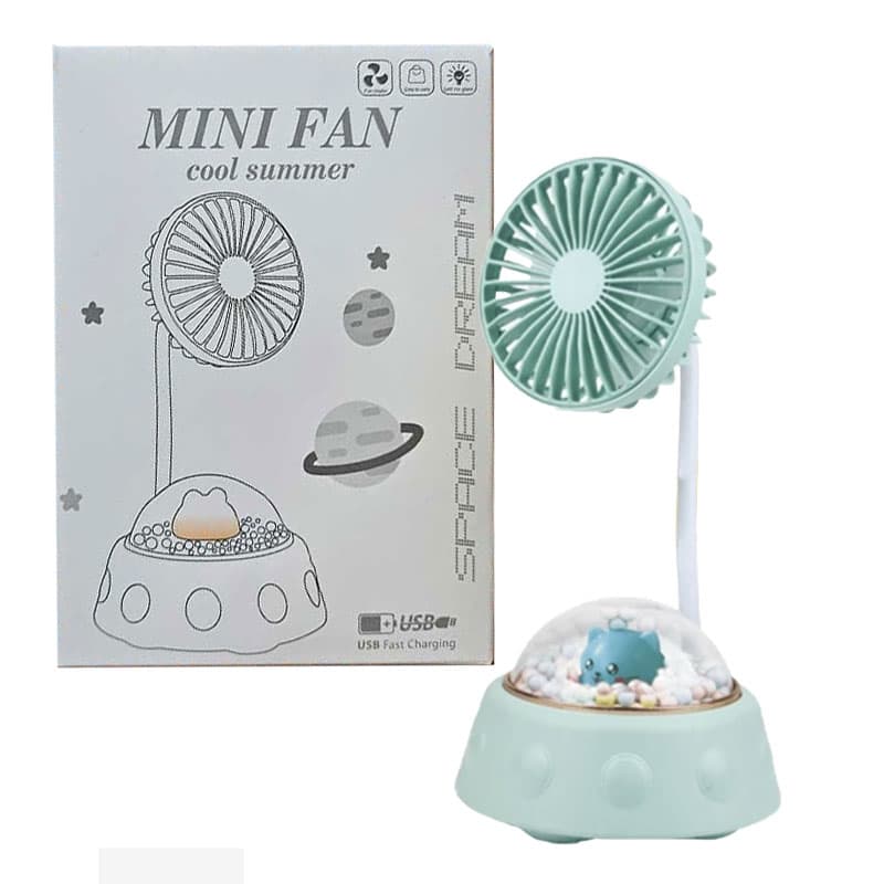 پنکه شارژی 3 سرعته شب خواب دار مینی فن MINI FAN cool summer SY-8868 رنگبندی