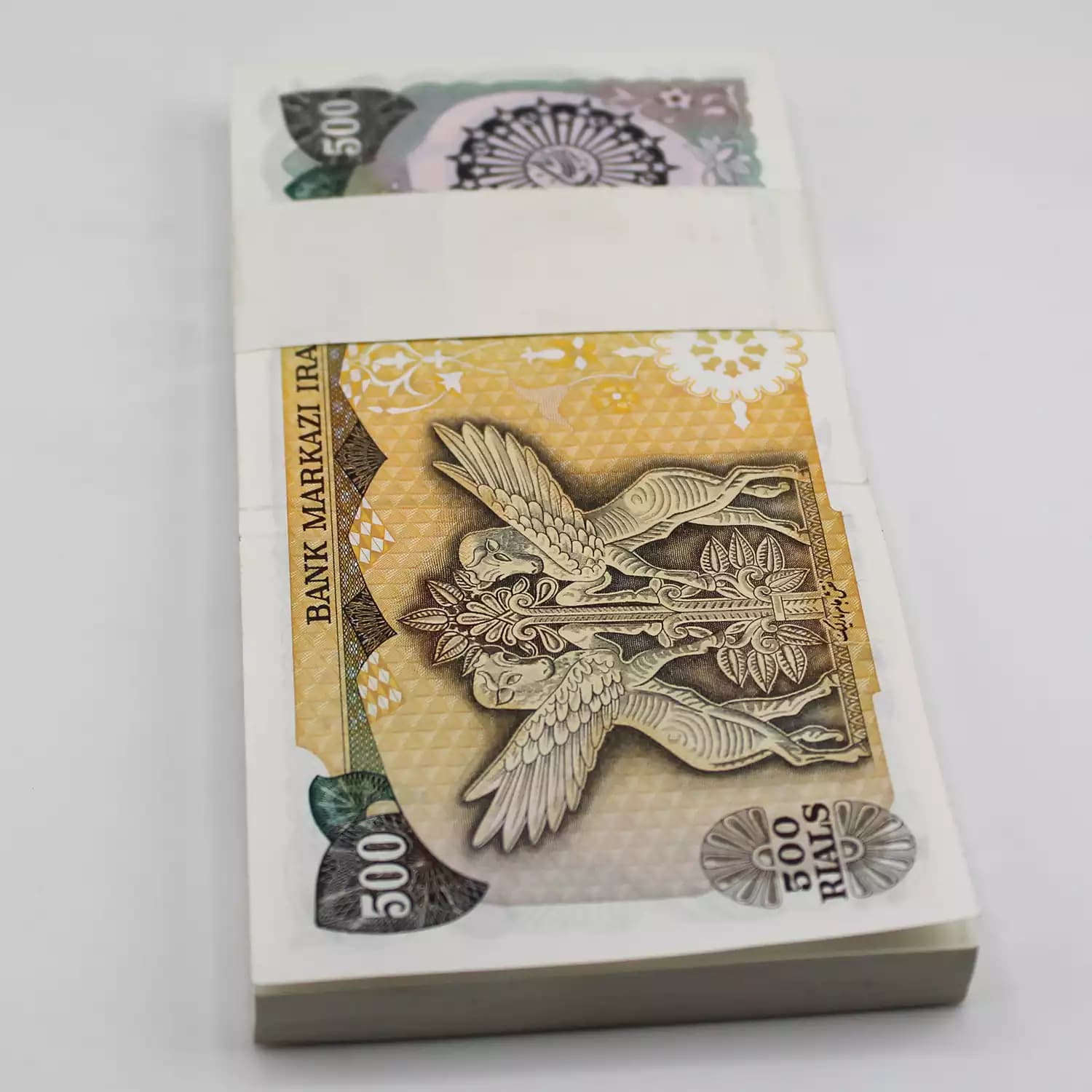 بسته 1 تا 100 اسکناس 500 ریالی بارگاهی – سوپر بانکی – 828101 — تصویر ۳
