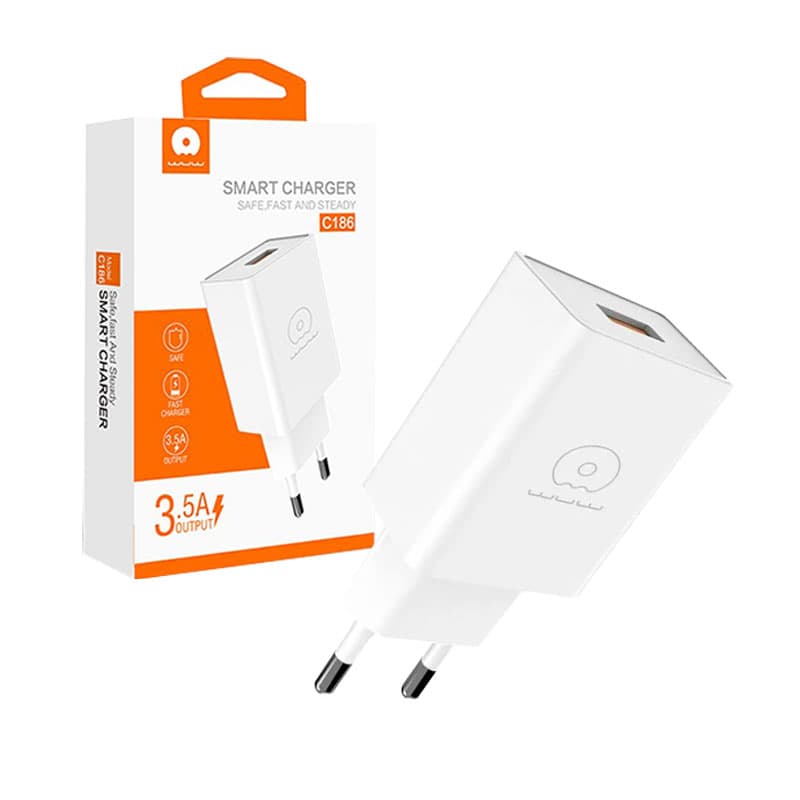 آداپتور شارژر با خروجی USB مدل WUW C186