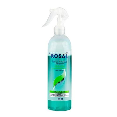 اسپری دو فاز ترمیم کننده رزال مدل Keratin حجم 400 میلی لیتر