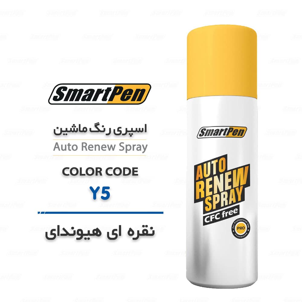 اسپری رنگ ماشین نقره ای Y5 هیوندای حجم 200 میلی لیتر