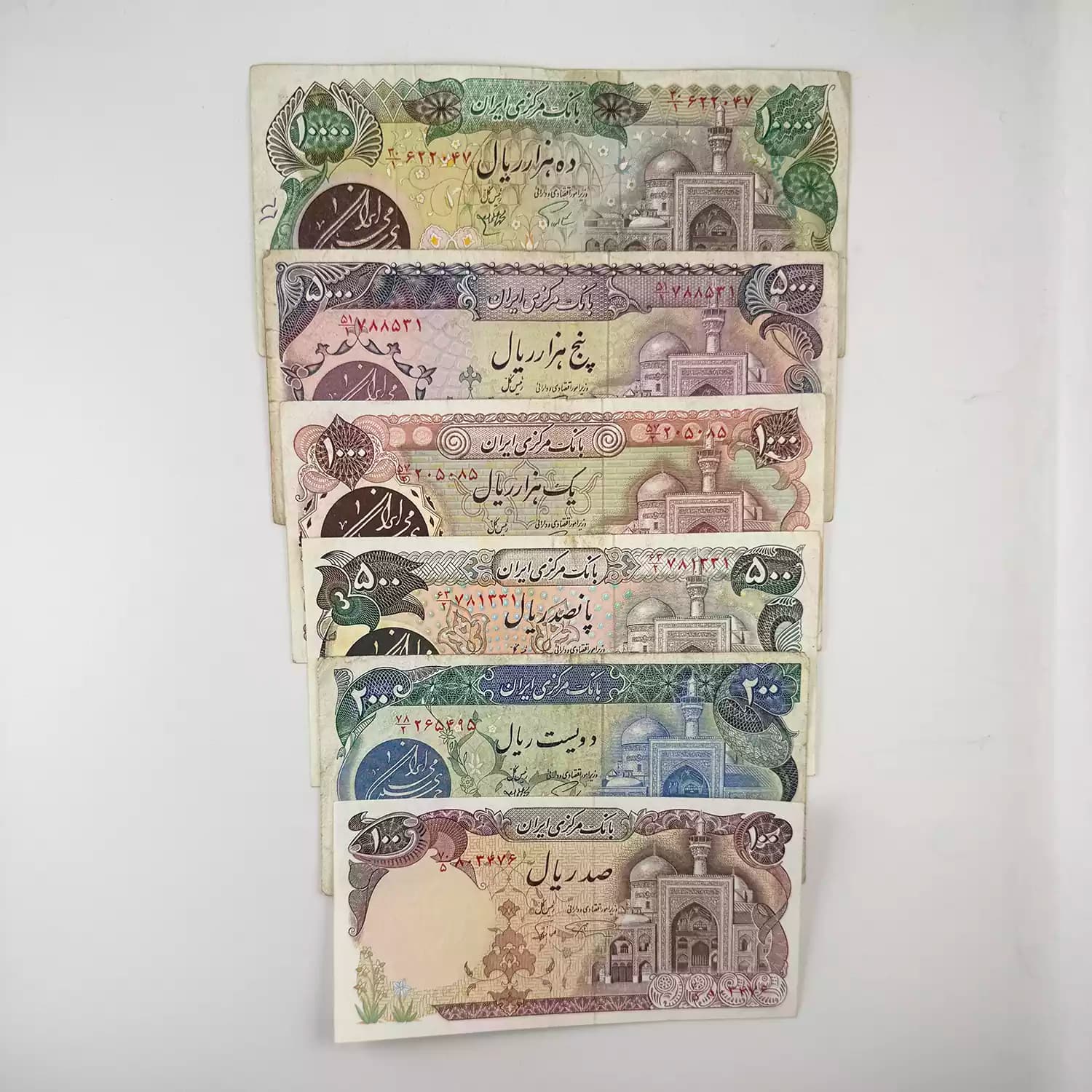 ست اسکناس بارگاهی – 6 برگ – 622047