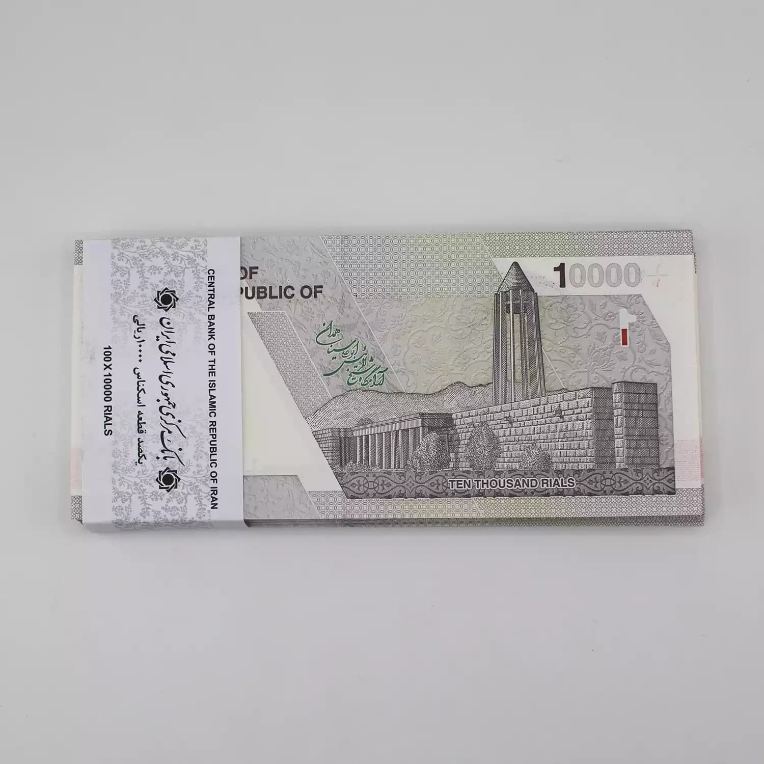 اسکناس 1000 تومانی جدید جمهوری – کسر یک کم – 448201 — تصویر ۲