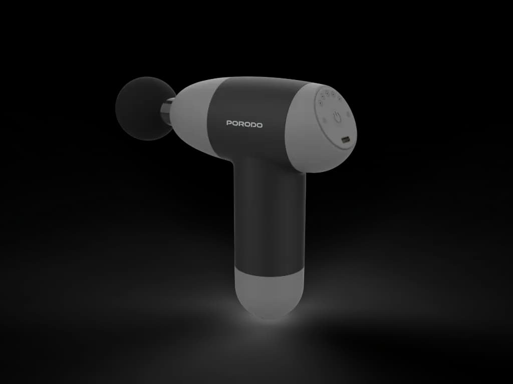 ماساژور تفنگی شارژی با 5 سطح سرعت پرودو مدل ایزان Porodo Lifestyle EaseOn Handheld Massager LFS14 — تصویر ۴