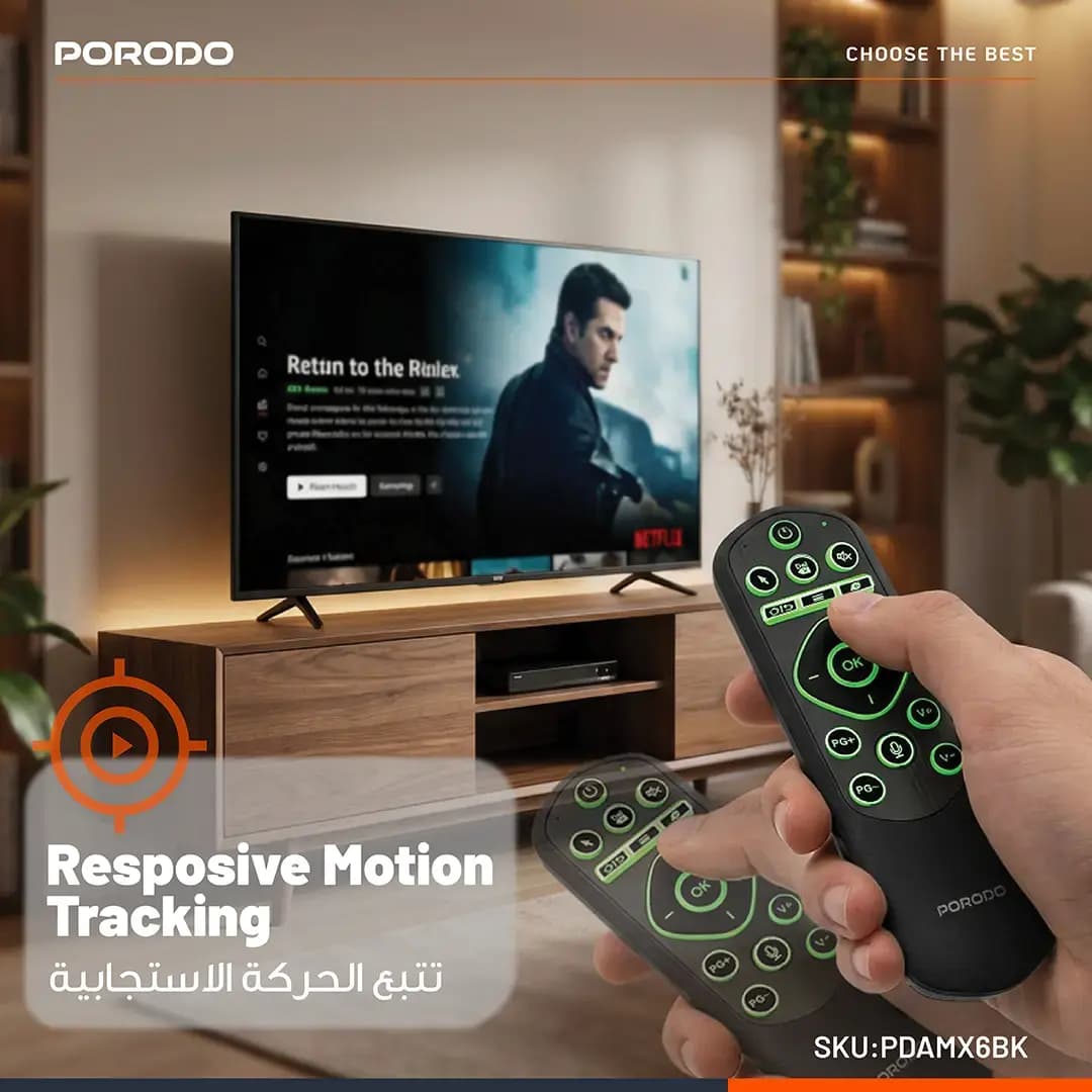ریموت کنترل جادویی و کیبورد پرودو مدل میکو porodo Miko Mini Keyboard PDAMX6 — تصویر ۶