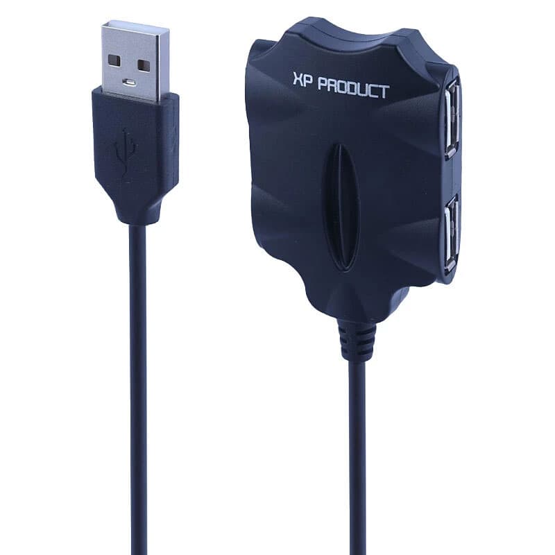 هاب 4 پورت،کابل 1 متری USB2.0 XP- H801U — تصویر ۳