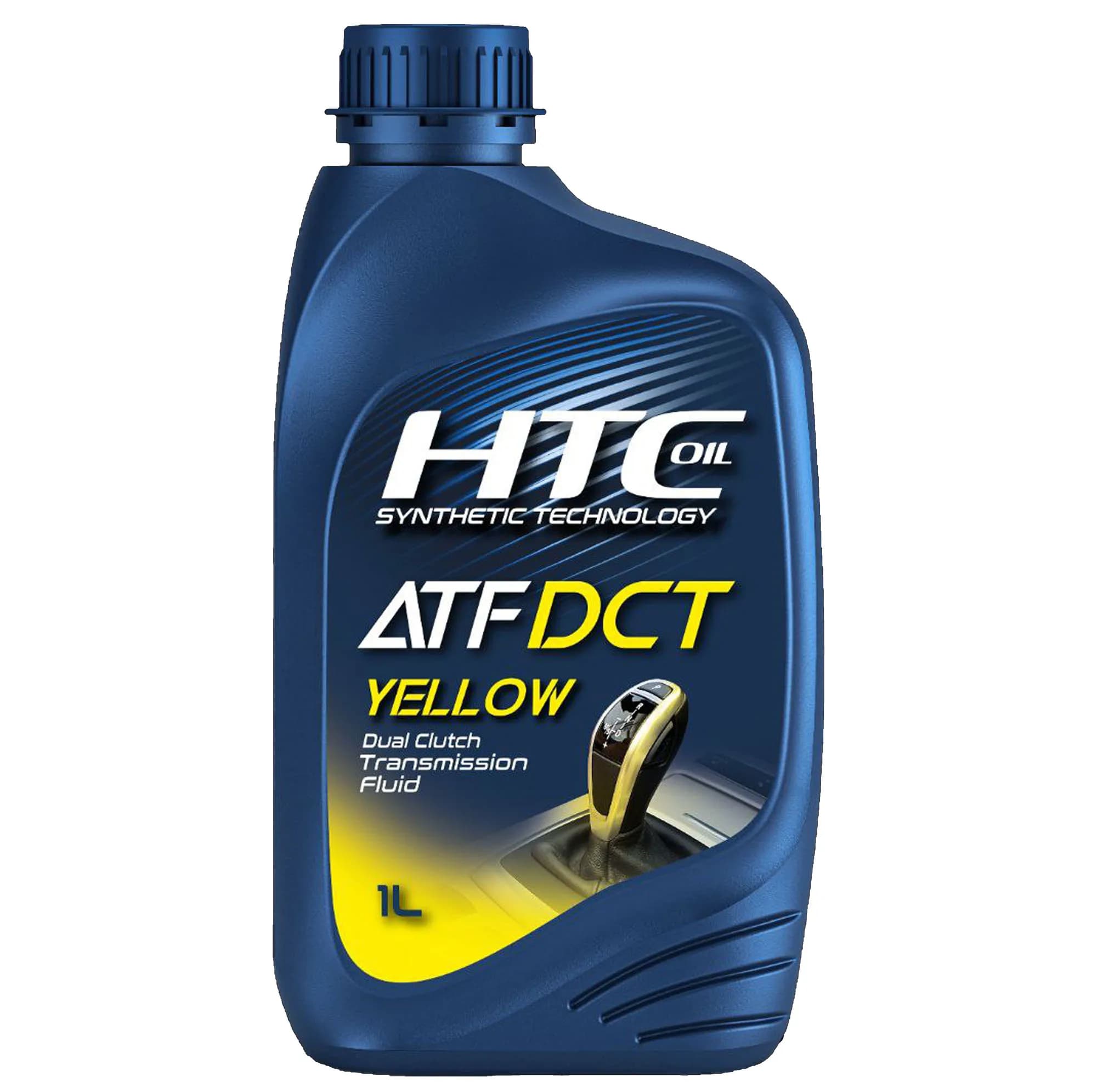 روغن گیربکس اتوماتیک اچ تی سی اویل مدل ATF DCT YELLOW حجم 1 لیتر بسته 4 عددی — تصویر ۲
