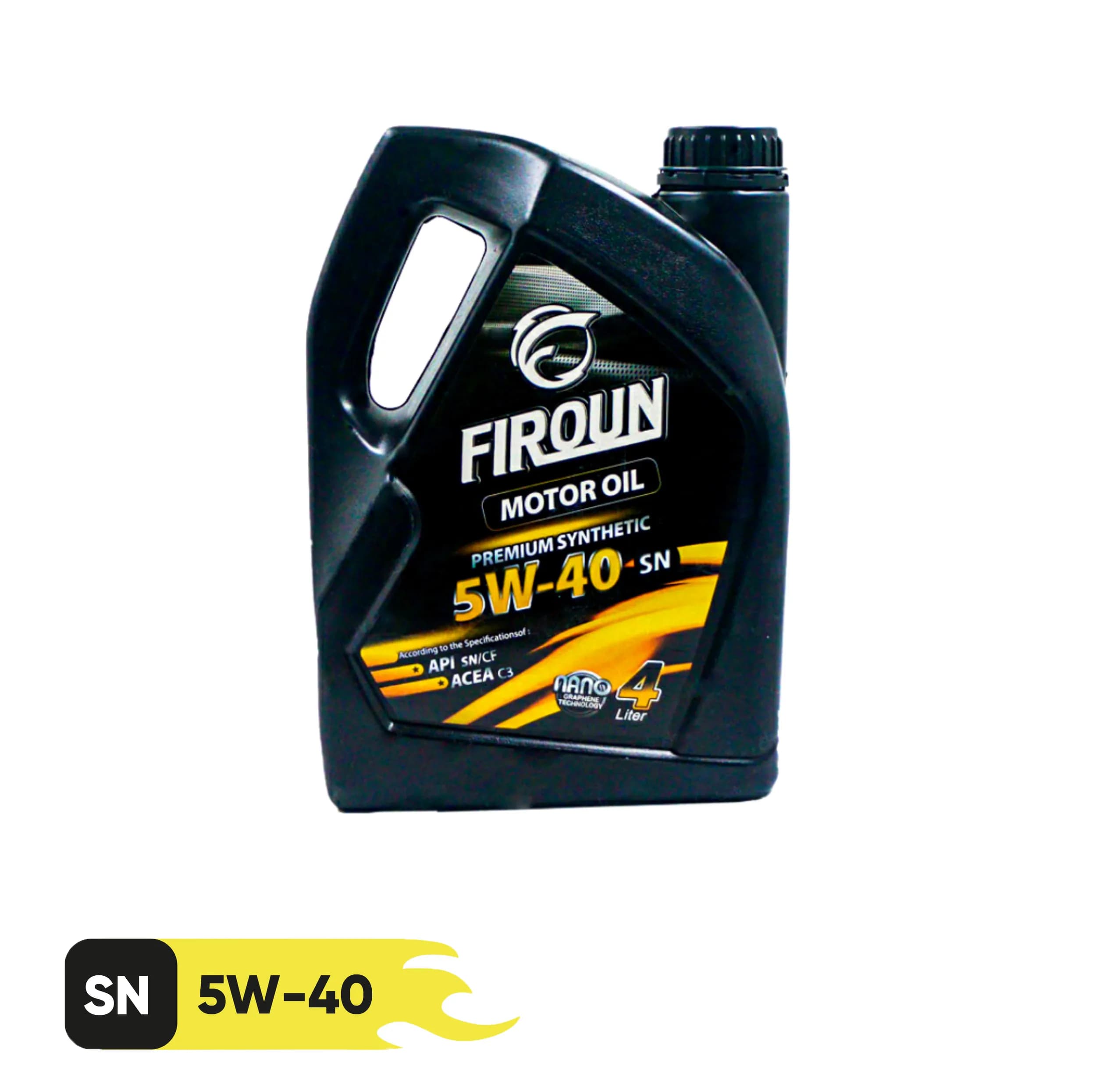 روغن موتور خودرو فیرون مدل نانو گرافن 5W_40 SN حجم 4 لیتر