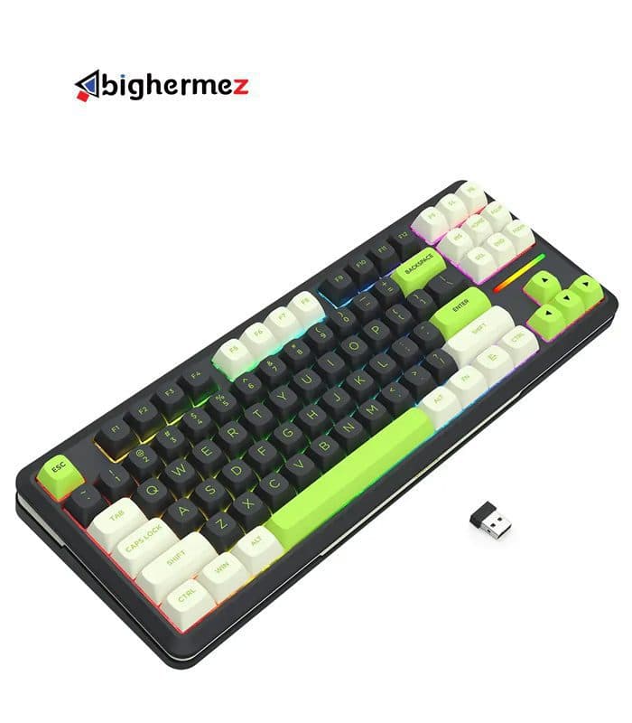 کیبورد بی سیم مکانیکال گیمینگ ردراگون مدل WILDSLASH K734 BWG PRO — تصویر ۲
