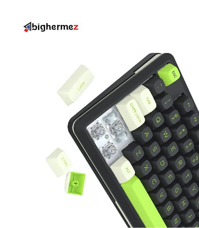 کیبورد بی سیم مکانیکال گیمینگ ردراگون مدل WILDSLASH K734 BWG PRO — تصویر ۳