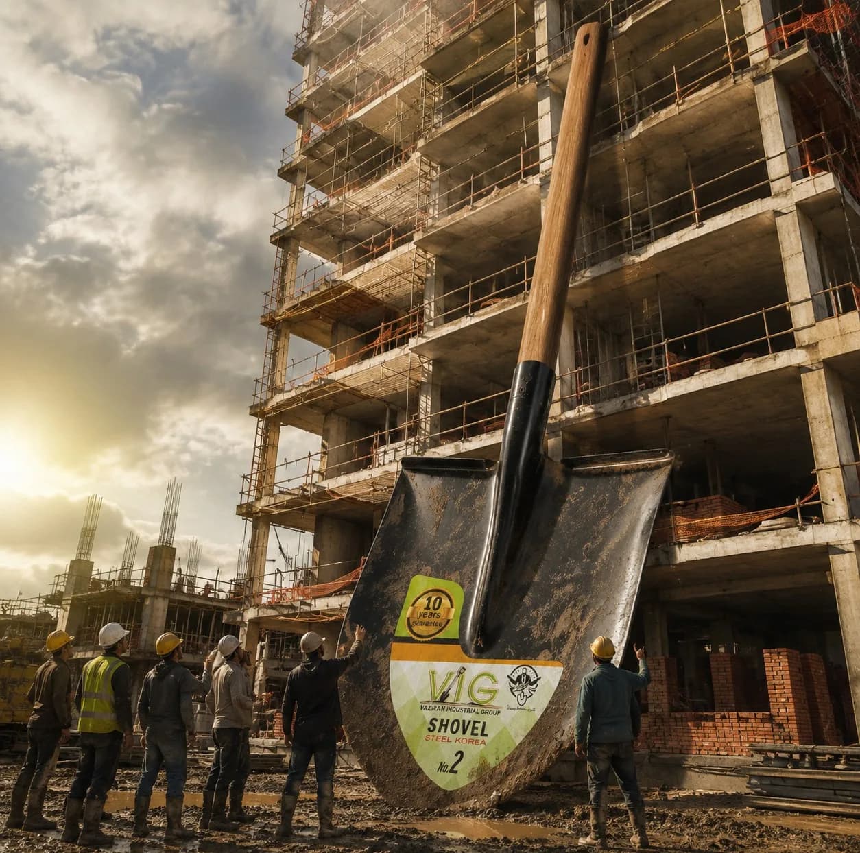 بیل وزیران مدل نمره 2 فولادی کد VIG 0220 — تصویر ۷