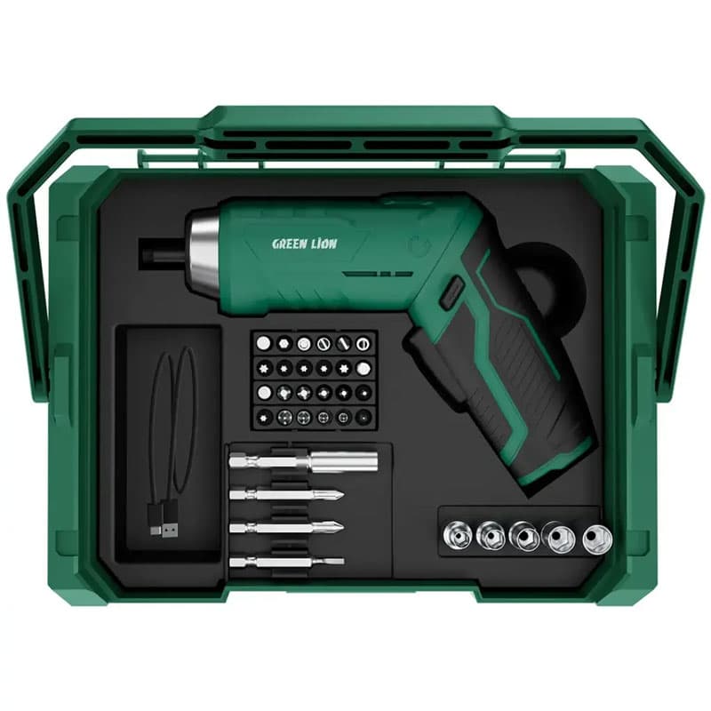 جعبه ابزار گرین لاین با ظرفیت 213 تکه Green Lion GTS-700 Tool Kit Set-213 Pieces — تصویر ۴