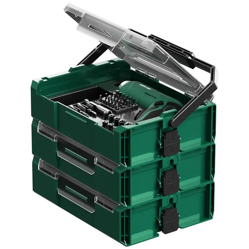 جعبه ابزار گرین لاین با ظرفیت 213 تکه Green Lion GTS-700 Tool Kit Set-213 Pieces — تصویر ۲