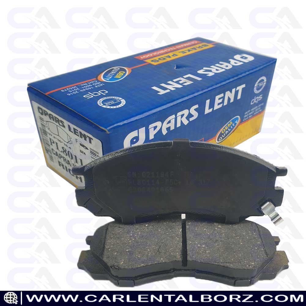 لنت ترمز جلو کاپرا پارس لنت PARS LENT