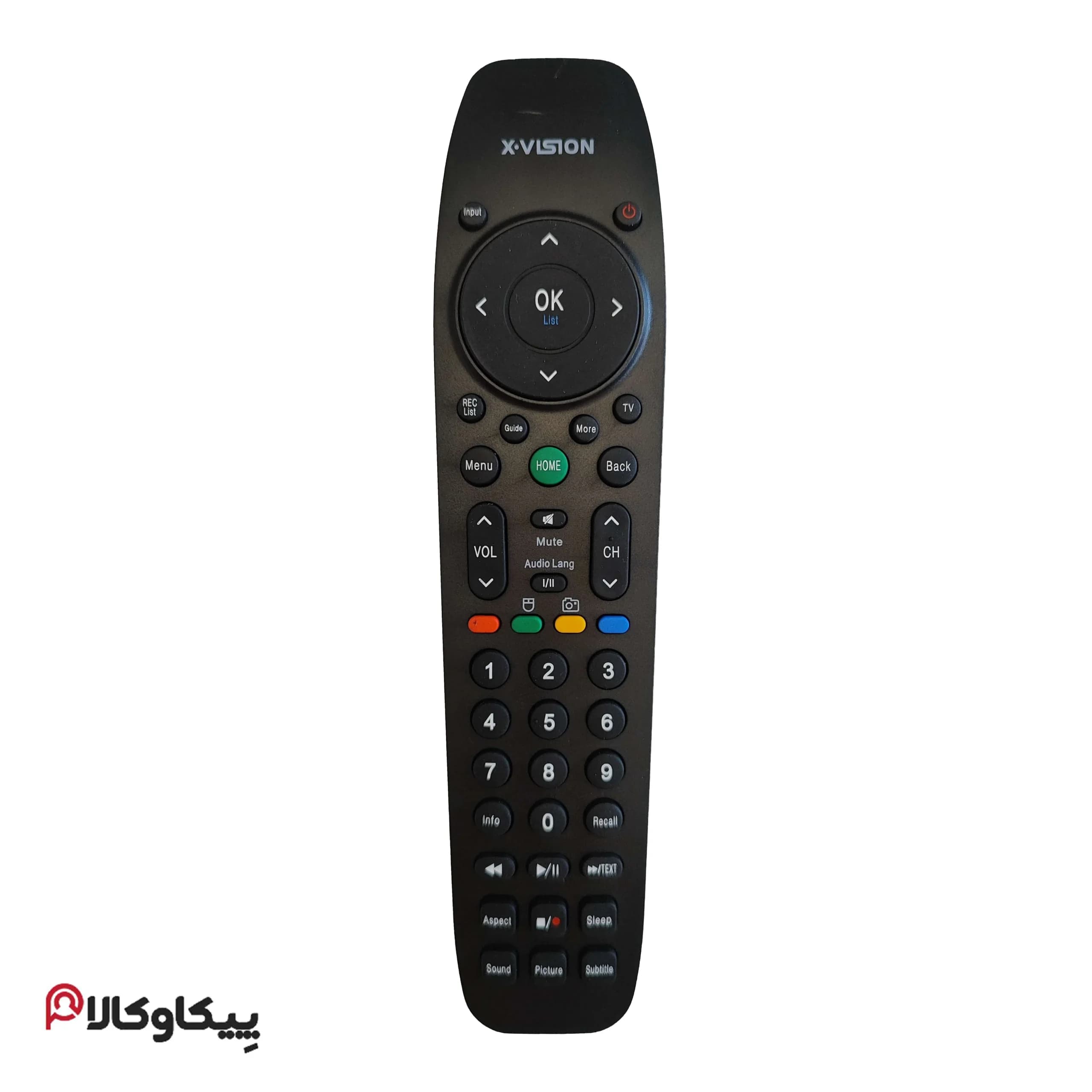 کنترل تلویزیون ایکس ویژن XVISION وارونه