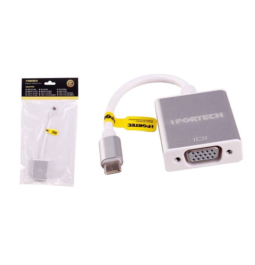 تبدیل تایپ سی به VGA برند iFortech