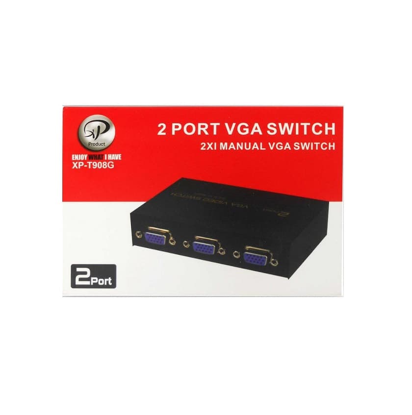 سوئیچ 2 پورت XP T908 VGA