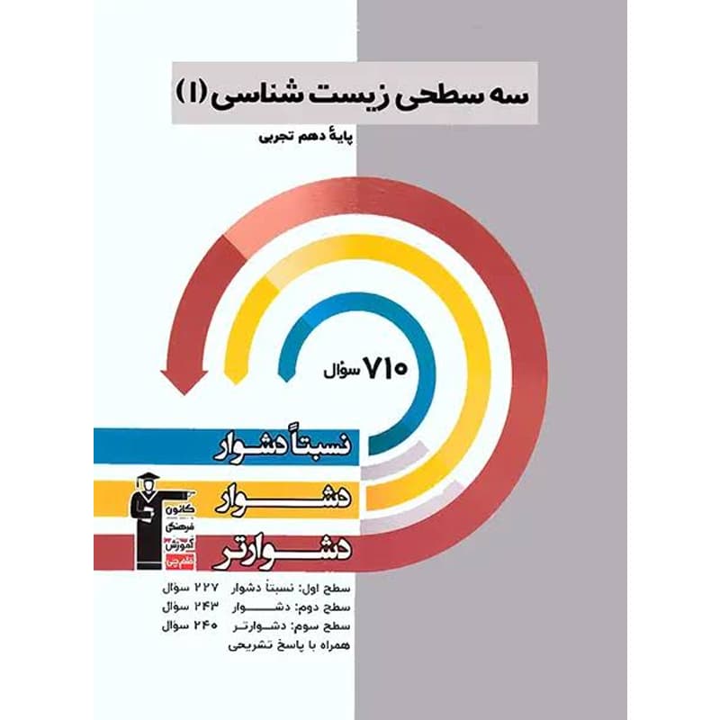 کتاب سه سطحی زیست شناسی دهم تجربی نشر قلم چی چاپ 1401