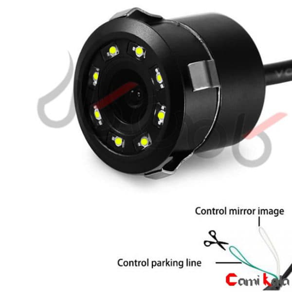 دوربین جلو دید در شب Camera Back 8 LED — تصویر ۴