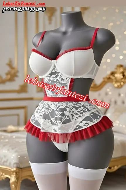 بادی کاپدار فانتزی مدل عروسکی جورابدار | کاستوم کاپدار خدمتکار — تصویر ۲