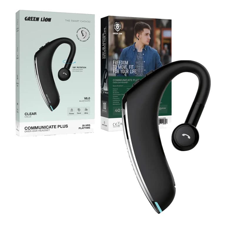 هدفون بولوتوثی تک گوشی Green Lion Communicate plus GL-TWS91