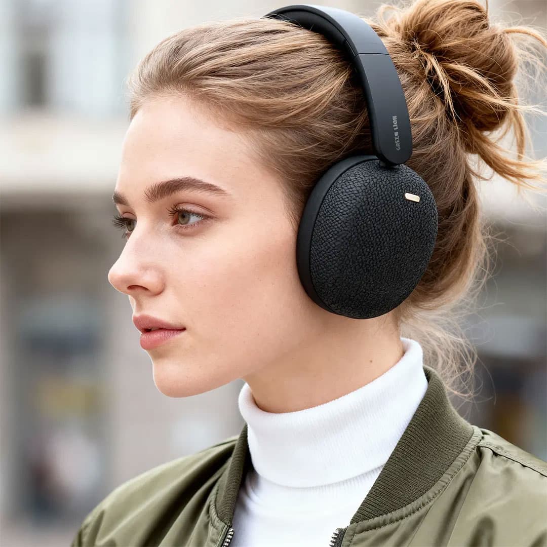هدست بلوتوثی شارژی گرین لاین مدل دانمارک Green Lion Denmark Wireless Headphone GL-HP55 — تصویر ۵