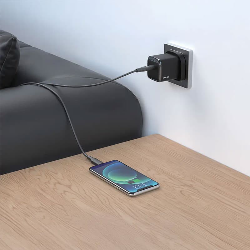 آداپتور شارژر تک پورت 3 پین گرین لاین Green Lion G-Charge Series 25W-PD GL-45 — تصویر ۳