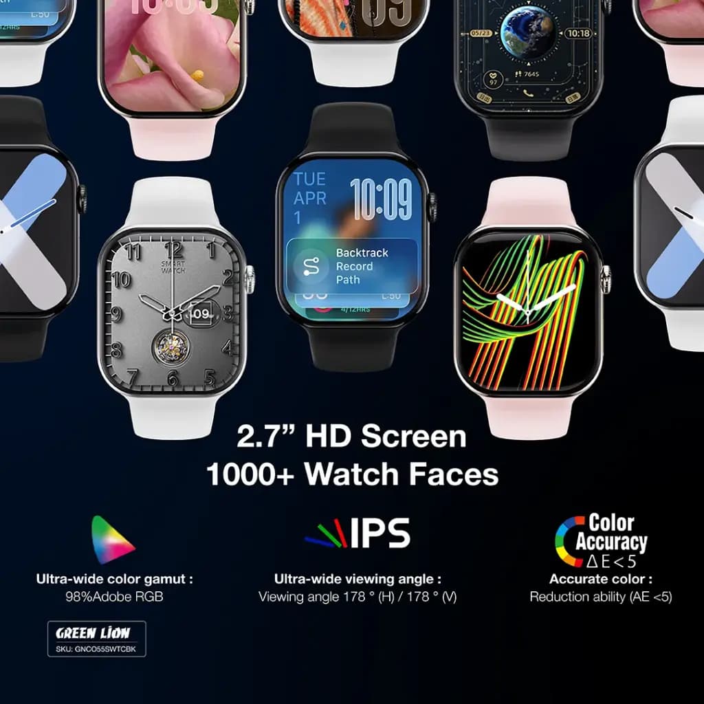 ساعت هوشمند کامیونیکیت گرین لاین Green Lion Communicate Smart Watch 2.07Inch GL-SWA55 — تصویر ۵