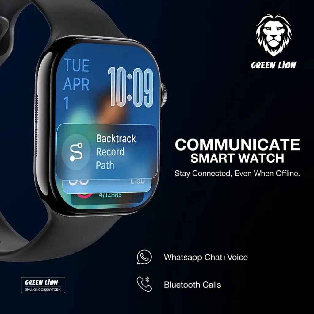 ساعت هوشمند کامیونیکیت گرین لاین Green Lion Communicate Smart Watch 2.07Inch GL-SWA55 — تصویر ۴