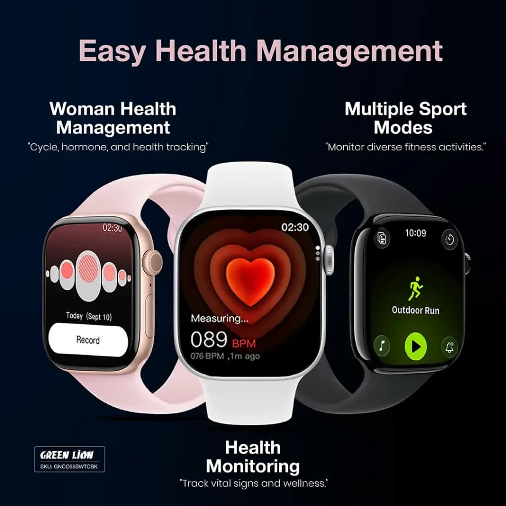 ساعت هوشمند کامیونیکیت گرین لاین Green Lion Communicate Smart Watch 2.07Inch GL-SWA55 — تصویر ۲