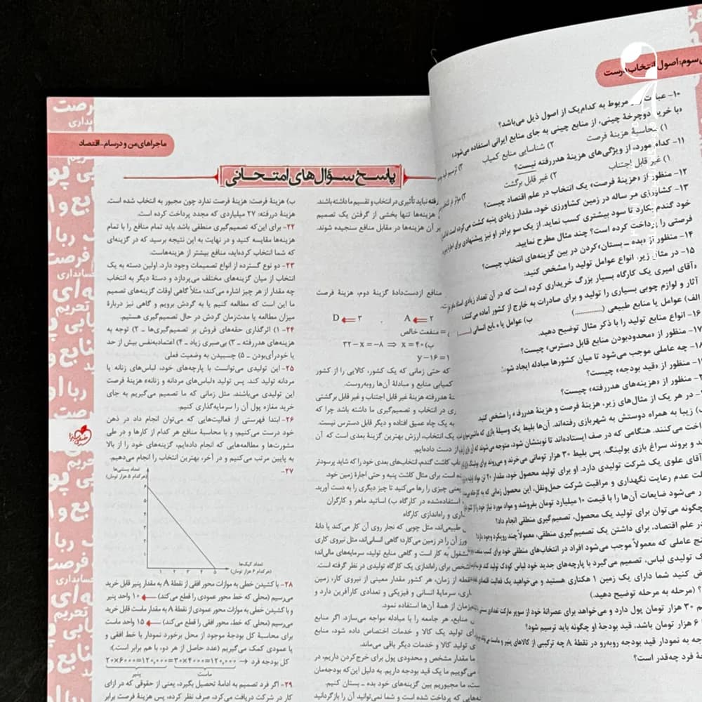 کتاب ماجرا های من و درسام اقتصاد دهم نشر خیلی سبز چاپ 1402 — تصویر ۴