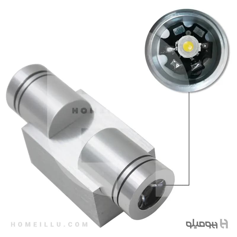 چراغ دکوراتیو 2 وات LED دو طرفه لوله A1422 — تصویر ۴