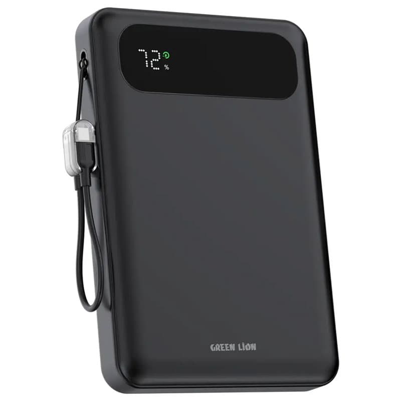 پاوربانک 10000mAh فست گرین لاین تولدو 20W مدل Green Lion Power Bank Toledo 10000mAh 20W — تصویر ۲