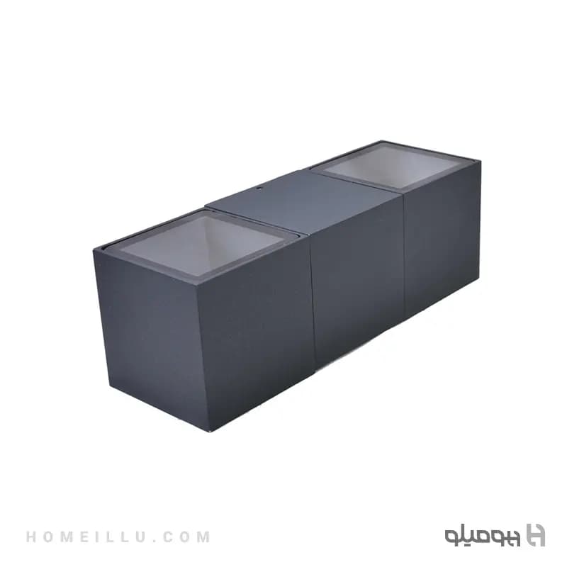 چراغ دیواری ال ای دی 6 وات مدرن مکعب دو طرفه NSGH30