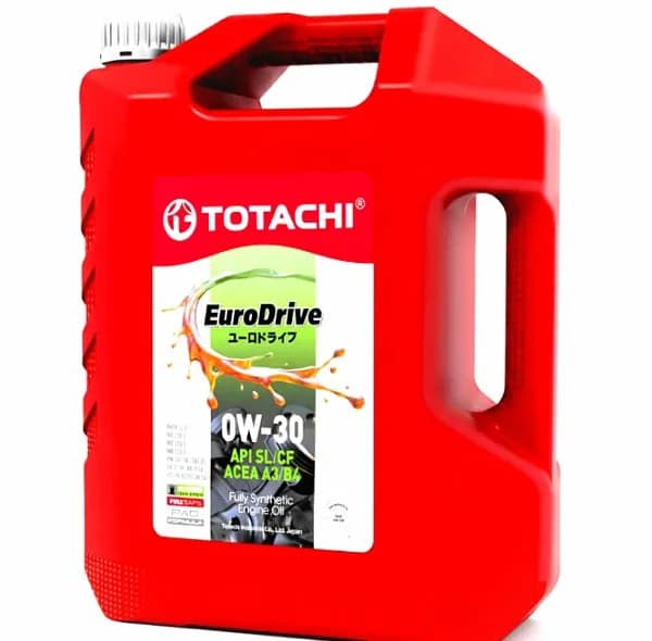 روغن موتور خودرو بنزینی، توربوشارژ، هیبریدی، تنفس طبیعی توتاچی مدل Euro Drive 0w-30 SP 0W-30 حجم 4 لیتر