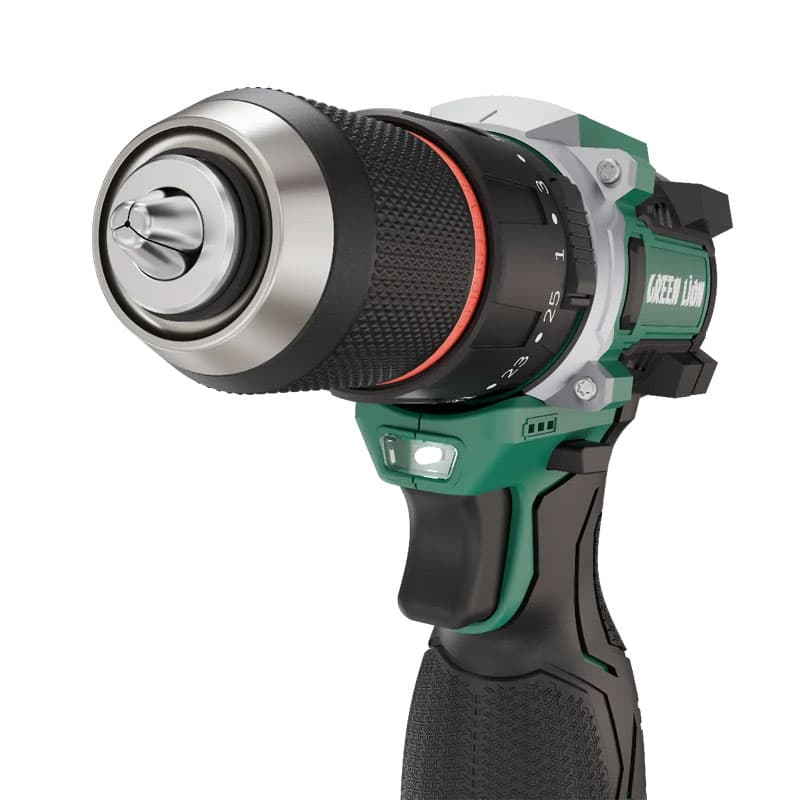 دریل شارژی چکشی 18 ولت گرین لاین Green Lion GD-15 Pro Drive Cordless Hammer Drill — تصویر ۳